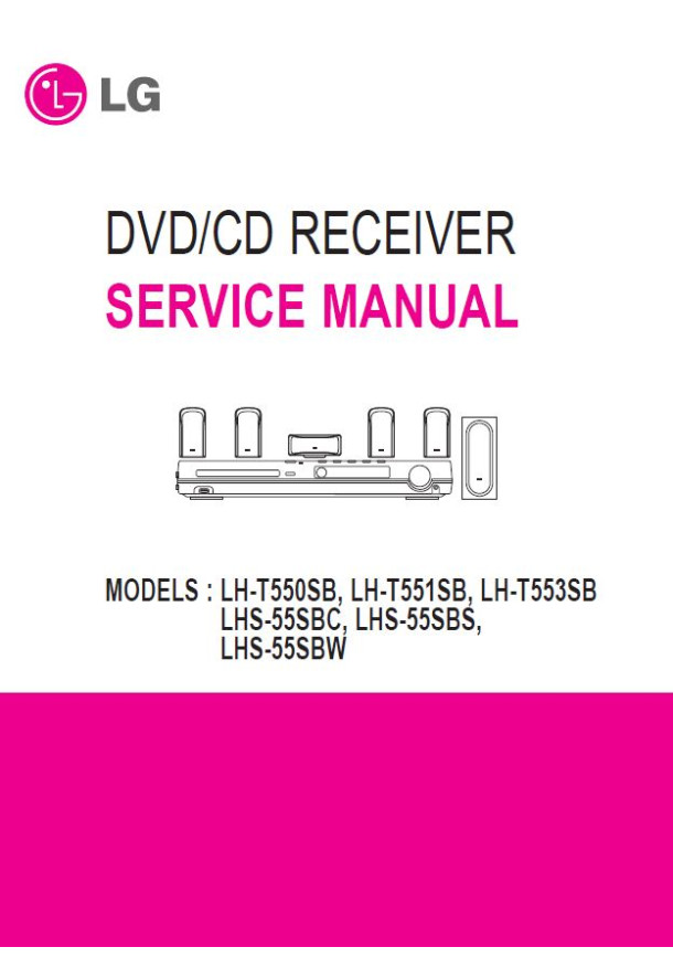 LH-T550SB, LH-T551SB, LH-T553SB, LHS-55SBC